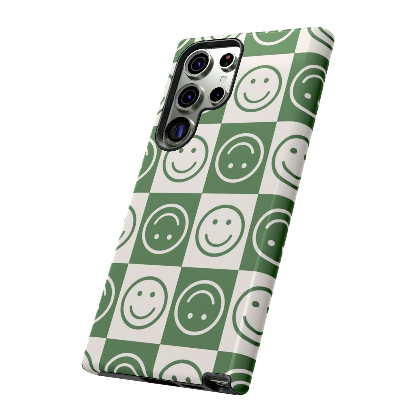 Green Smiley Tough Cases