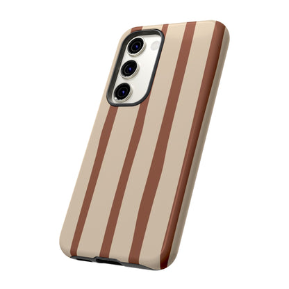 Mocha Stripe Tough Cases