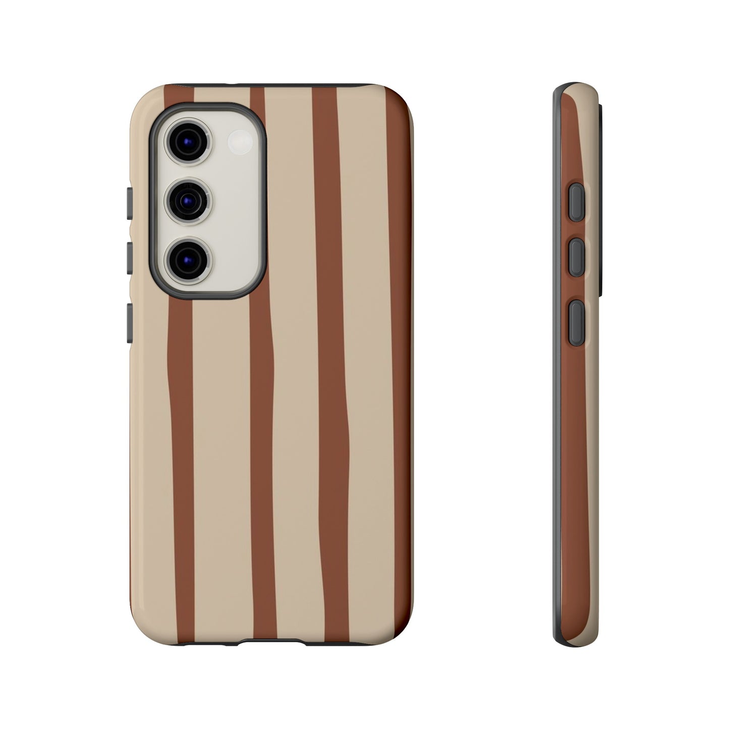 Mocha Stripe Tough Cases