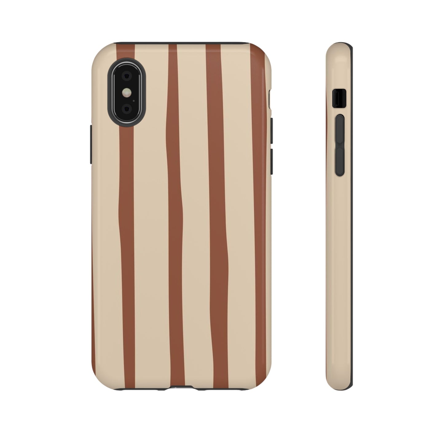 Mocha Stripe Tough Cases