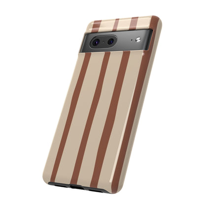 Mocha Stripe Tough Cases