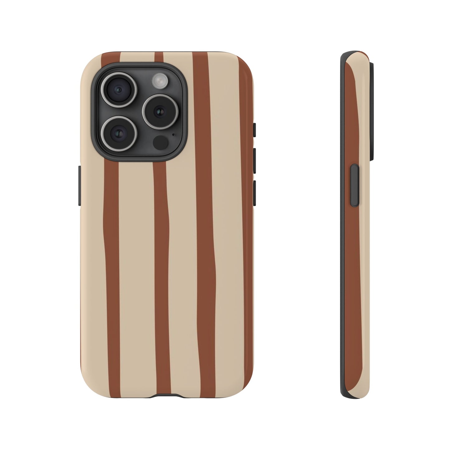 Mocha Stripe Tough Cases