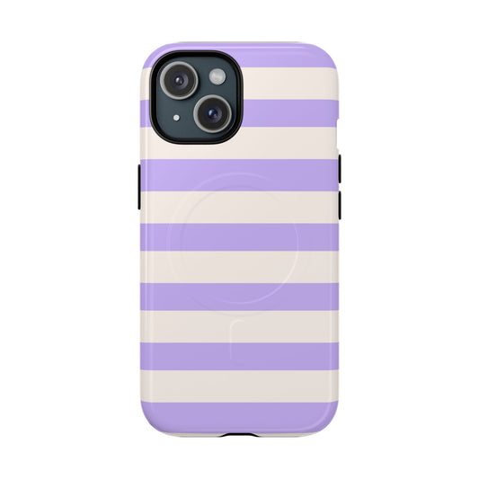 Lavender Lines Tough Magnetic Case