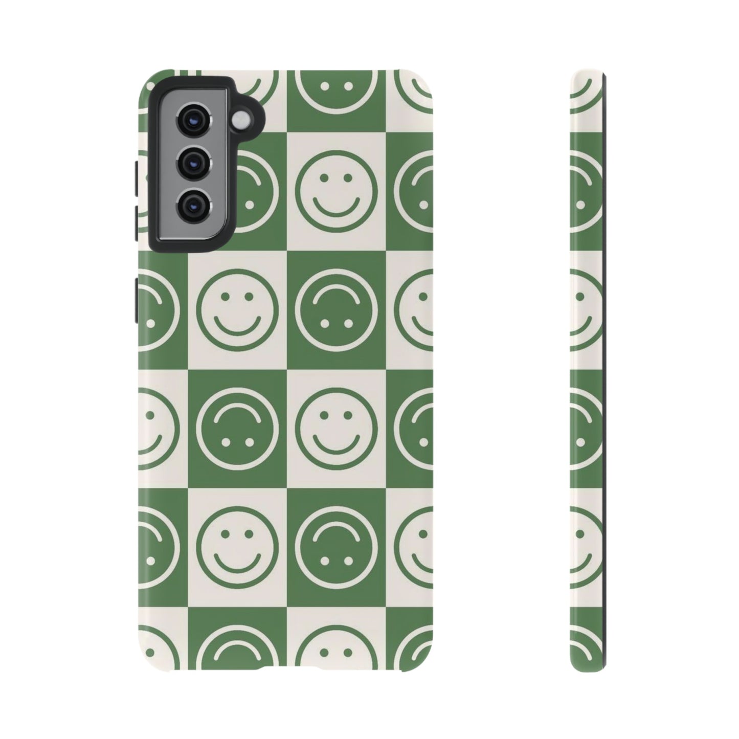 Green Smiley Tough Cases