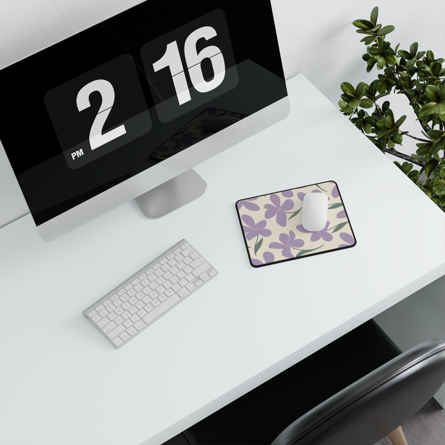 Lilac Non-Slip Mouse Pad