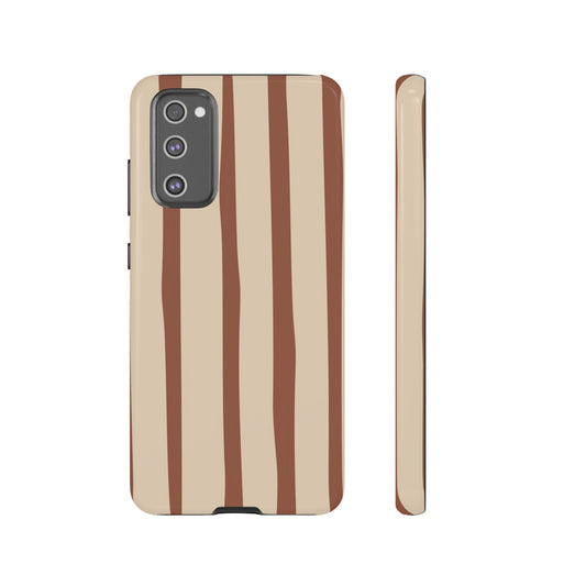 Mocha Stripe Tough Cases