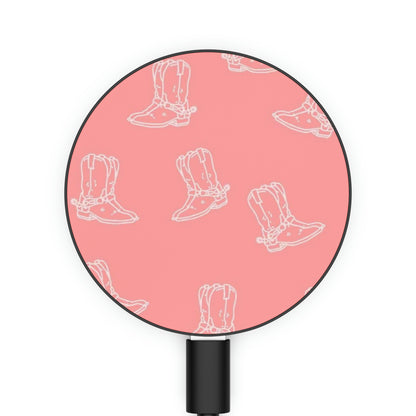 Pink Boots Magnetic Induction Charger