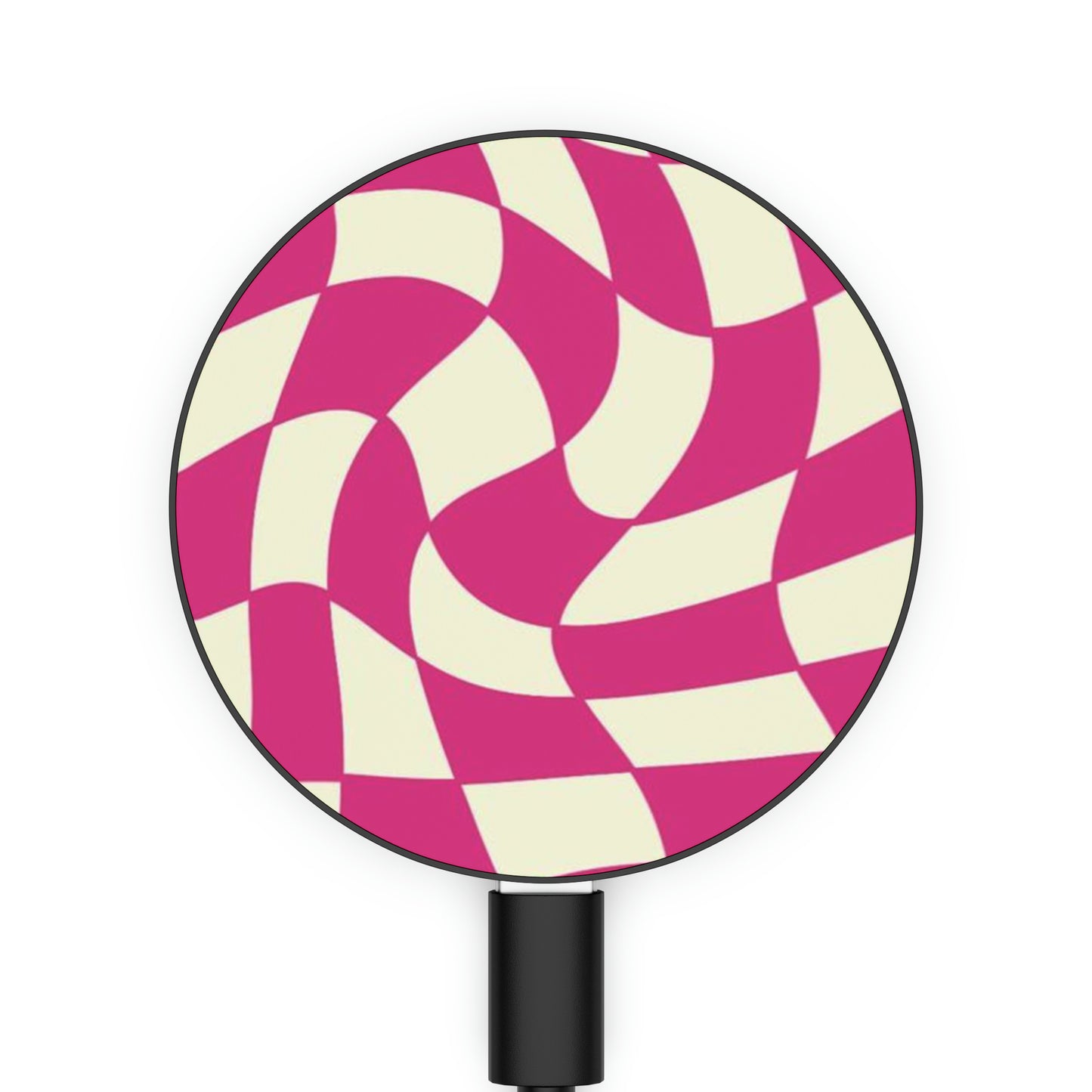 Pink Whirl Magnetic Induction Charger