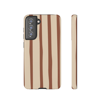 Mocha Stripe Tough Cases