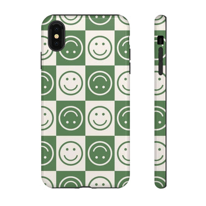 Green Smiley Tough Cases