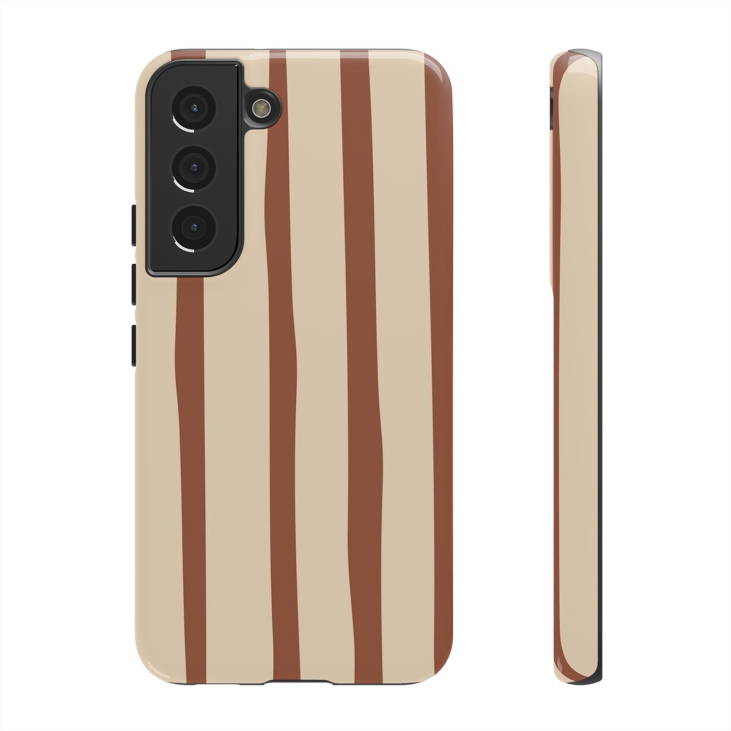 Mocha Stripe Tough Cases