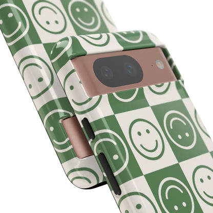 Green Smiley Tough Cases