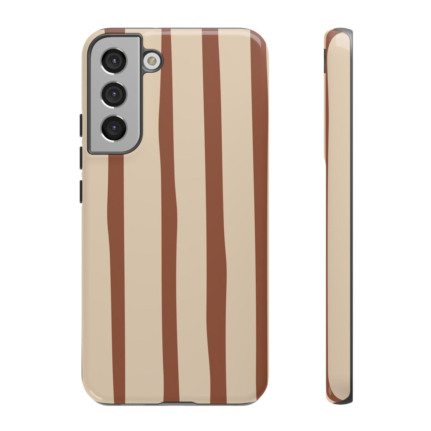 Mocha Stripe Tough Cases