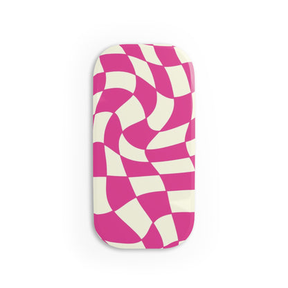 Pink Whirl Click-On Grip