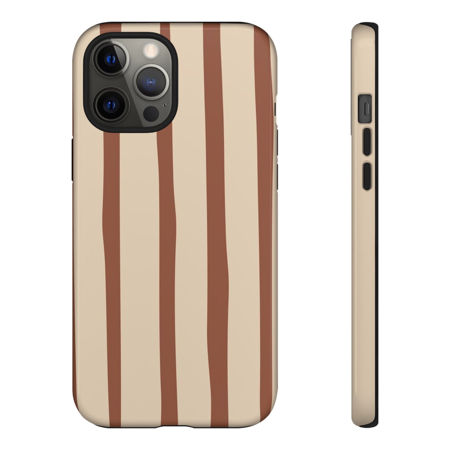 Mocha Stripe Tough Cases