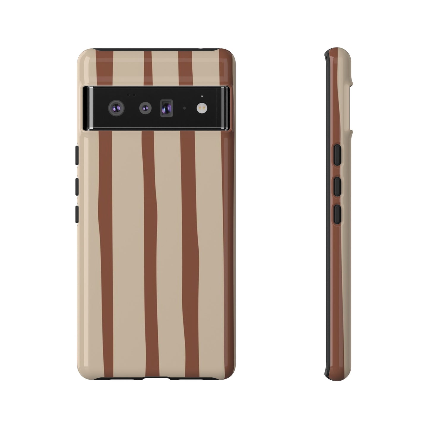 Mocha Stripe Tough Cases