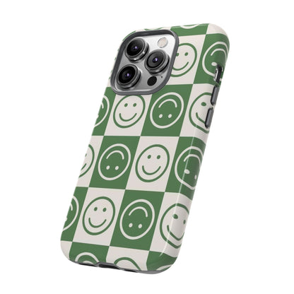 Green Smiley Tough Cases