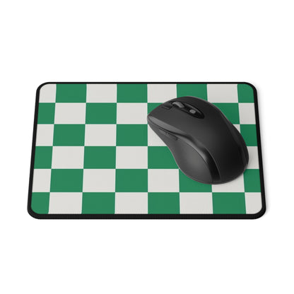 Lime Check Non-Slip Gaming Mouse Pad