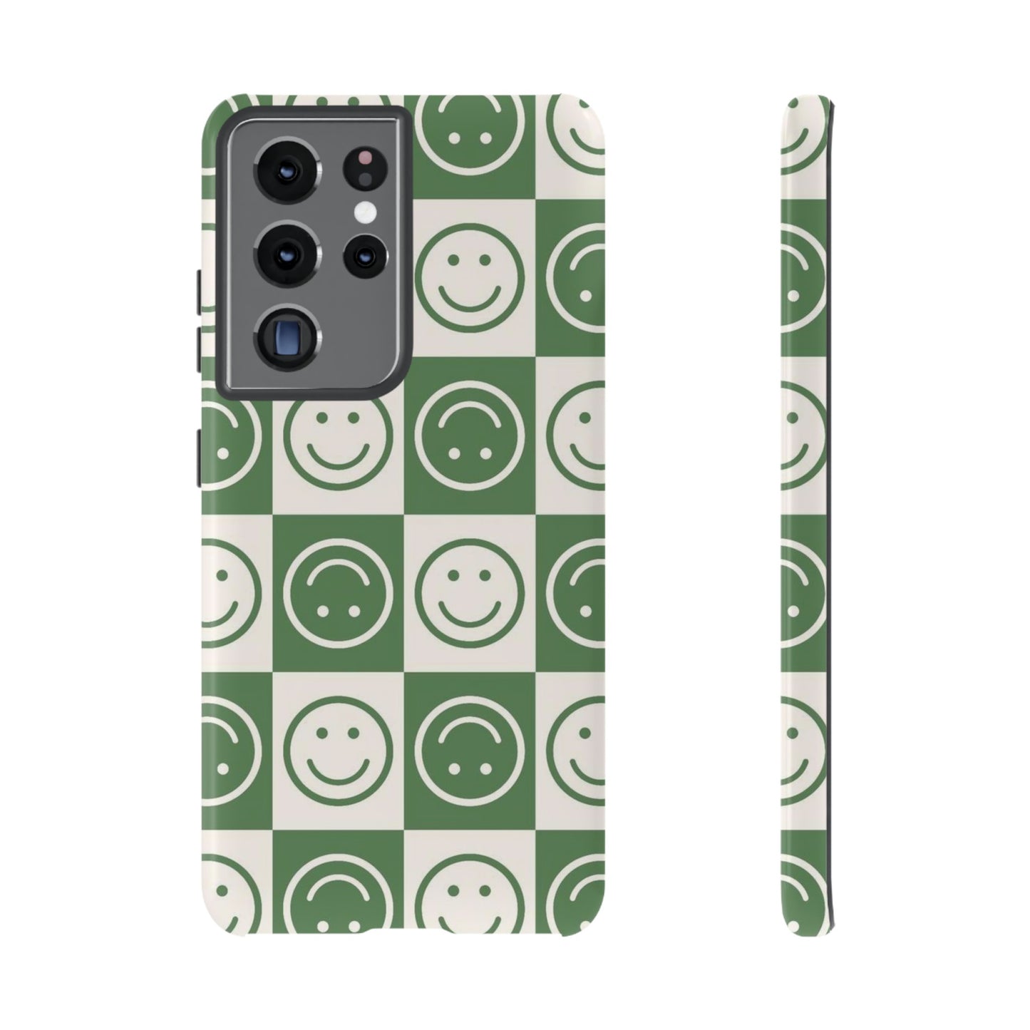 Green Smiley Tough Cases