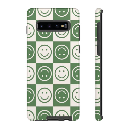 Green Smiley Tough Cases