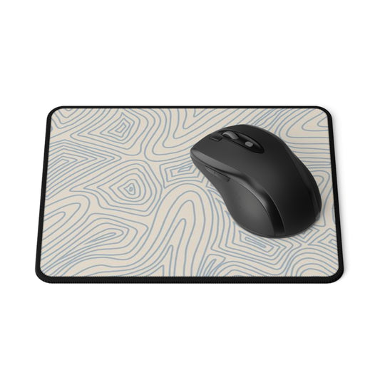 Blue Wave Non-Slip Mouse Pad