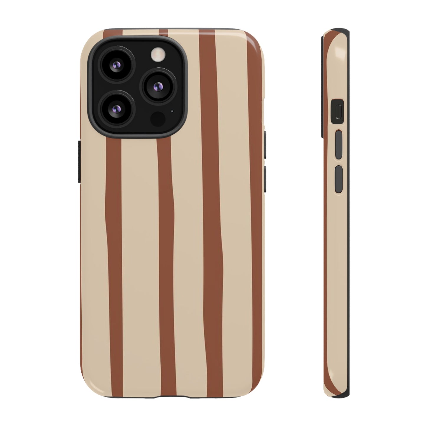 Mocha Stripe Tough Cases