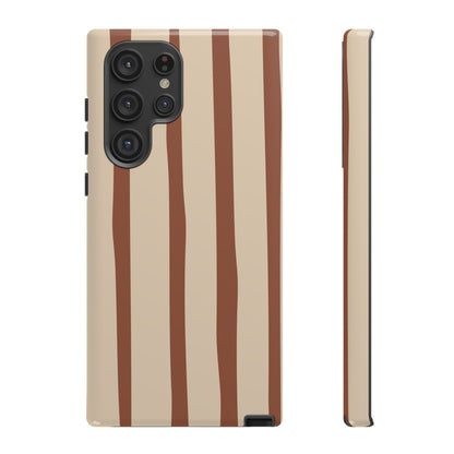 Mocha Stripe Tough Cases