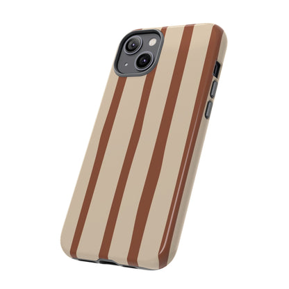 Mocha Stripe Tough Cases