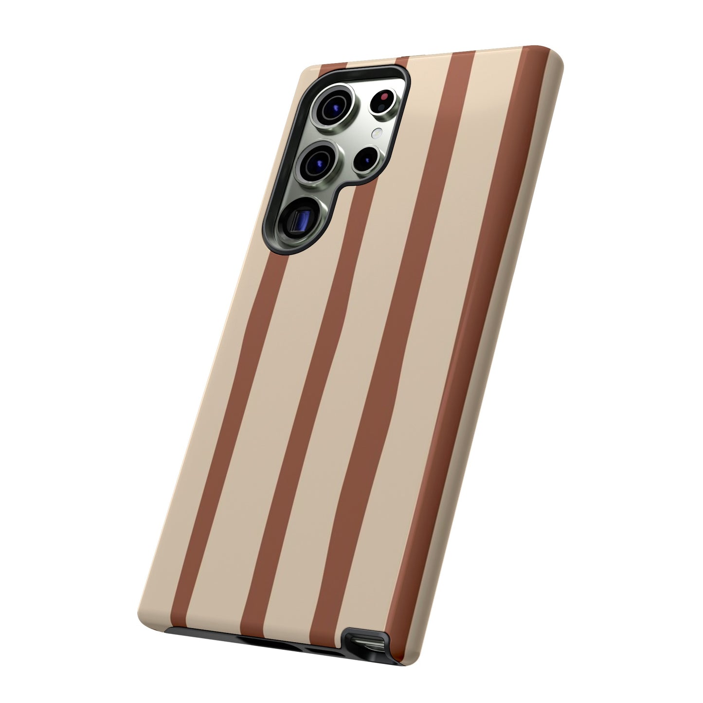 Mocha Stripe Tough Cases