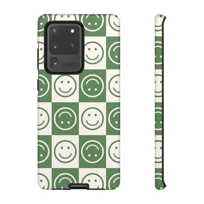 Green Smiley Tough Cases