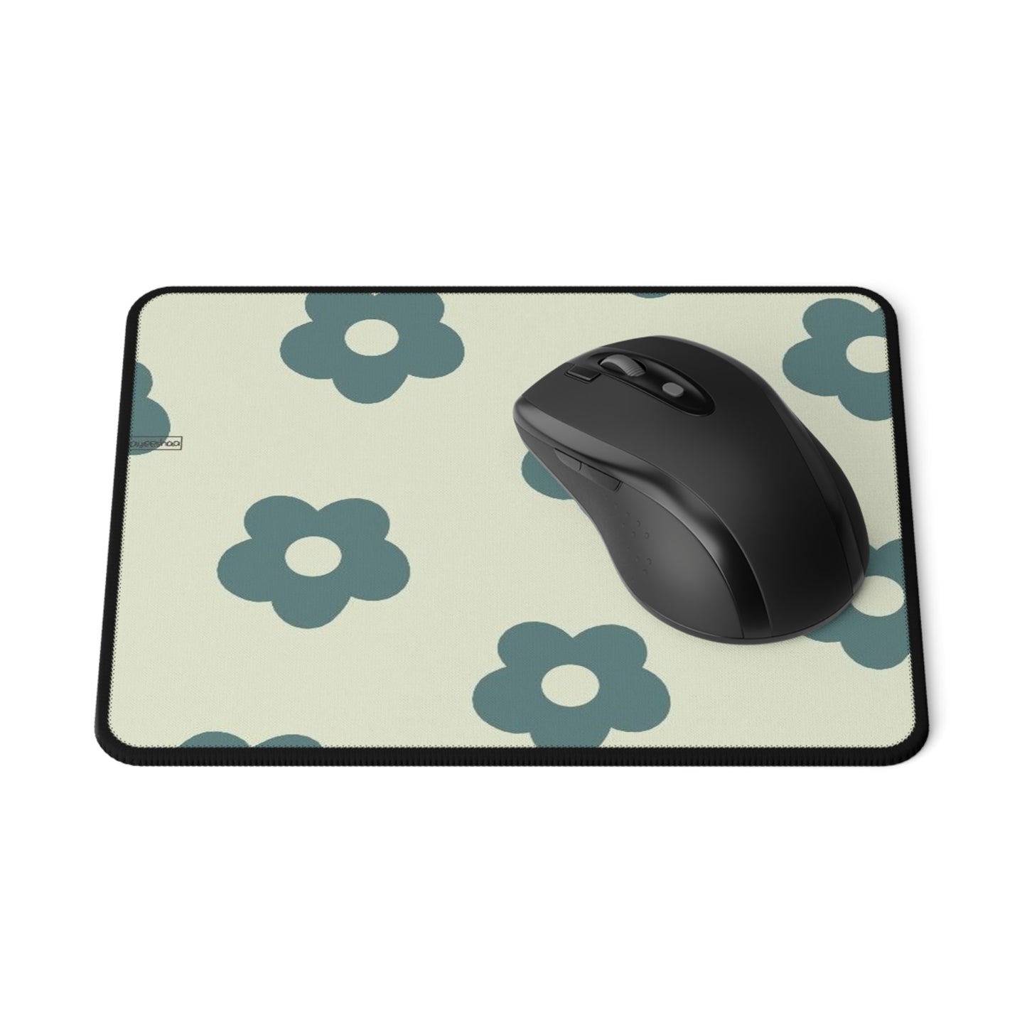 Green Poppy Non-Slip Gaming Mouse Pad