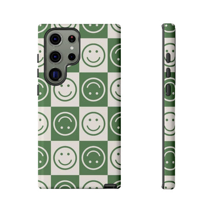 Green Smiley Tough Cases