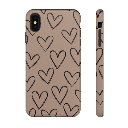 Wall of Hearts Tough Case