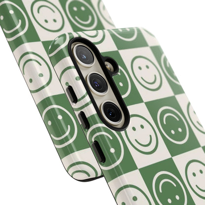 Green Smiley Tough Cases