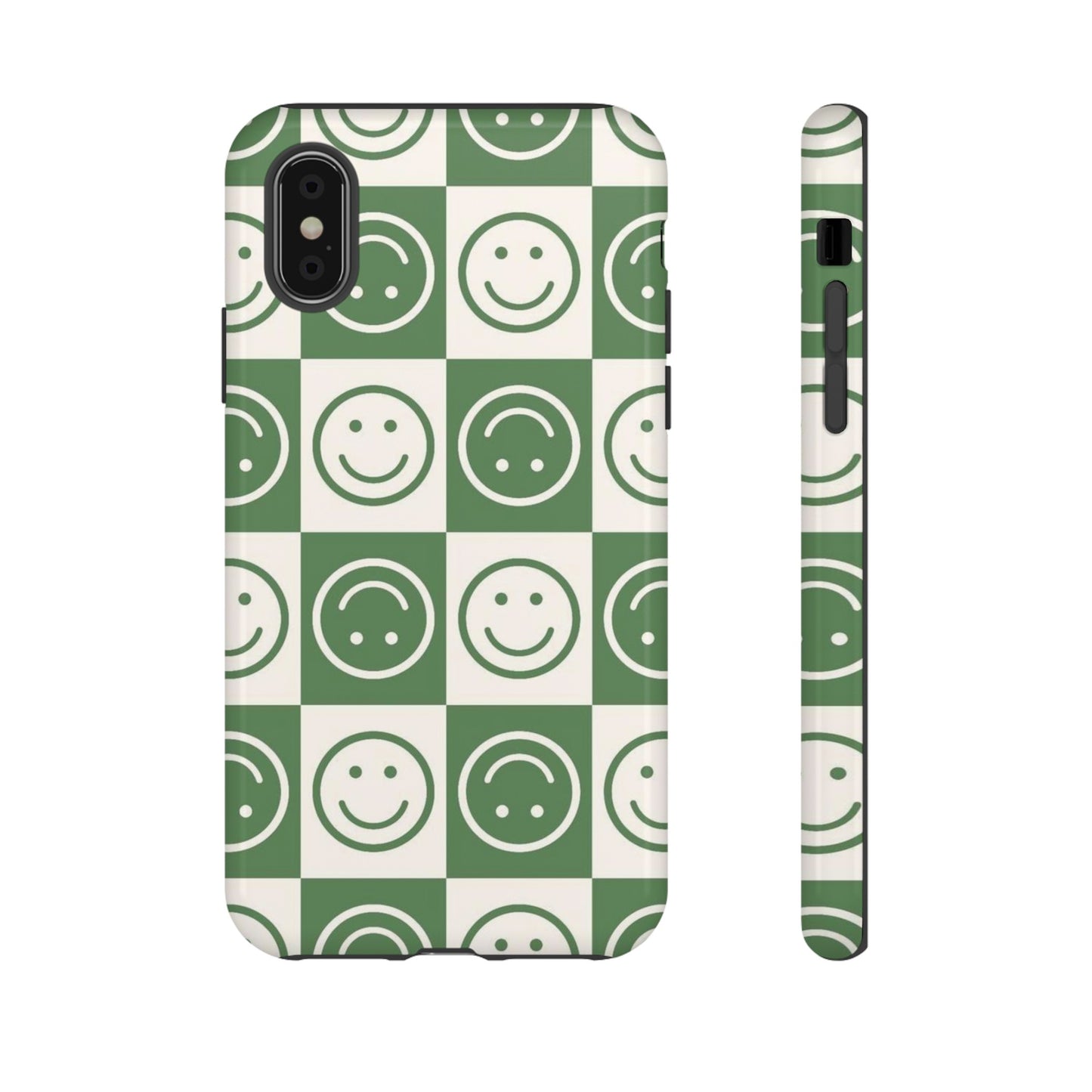 Green Smiley Tough Cases