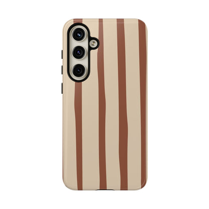 Mocha Stripe Tough Cases