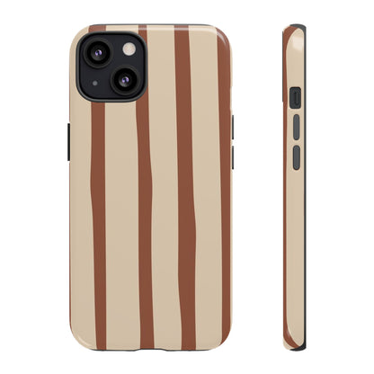 Mocha Stripe Tough Cases