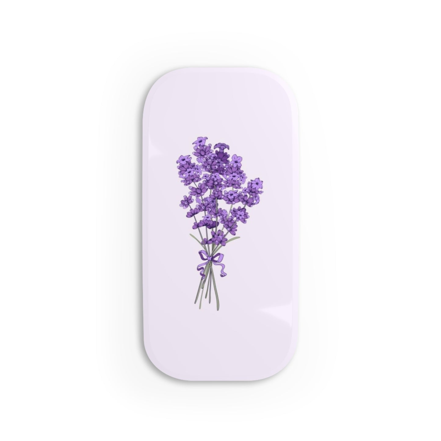 Lavender Phone Click-On Grip