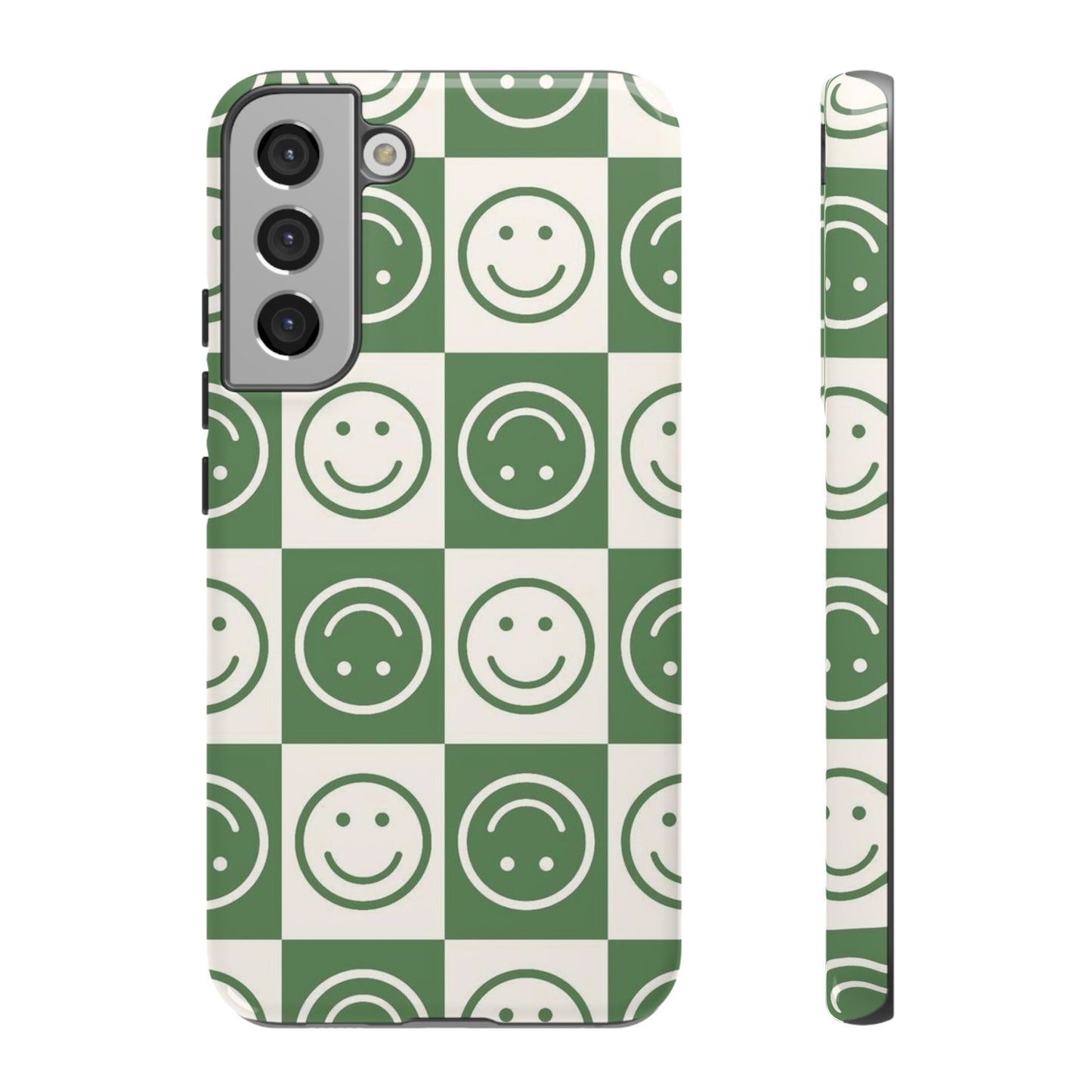 Green Smiley Tough Cases