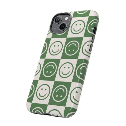 Green Smiley Tough Cases