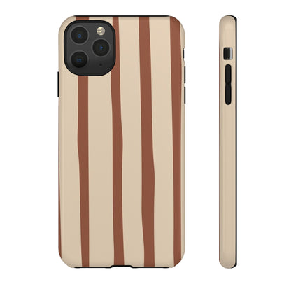 Mocha Stripe Tough Cases