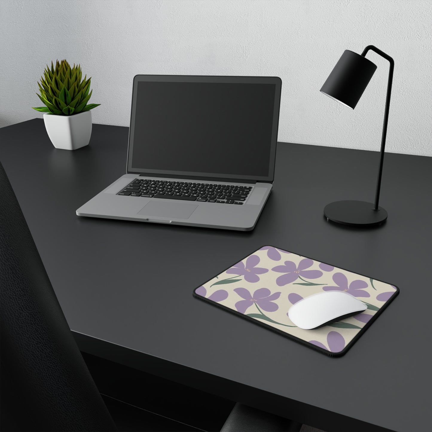 Lilac Non-Slip Mouse Pad