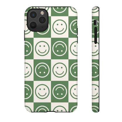 Green Smiley Tough Cases