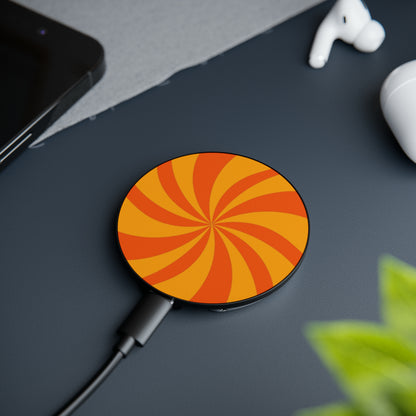 Retro Sunset Magnetic Induction Charger