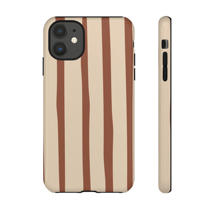 Mocha Stripe Tough Cases