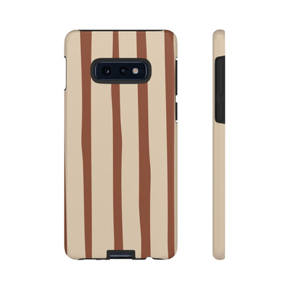 Mocha Stripe Tough Cases