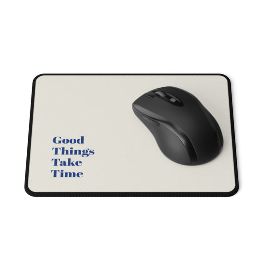 Clock Non-Slip Mouse Pad