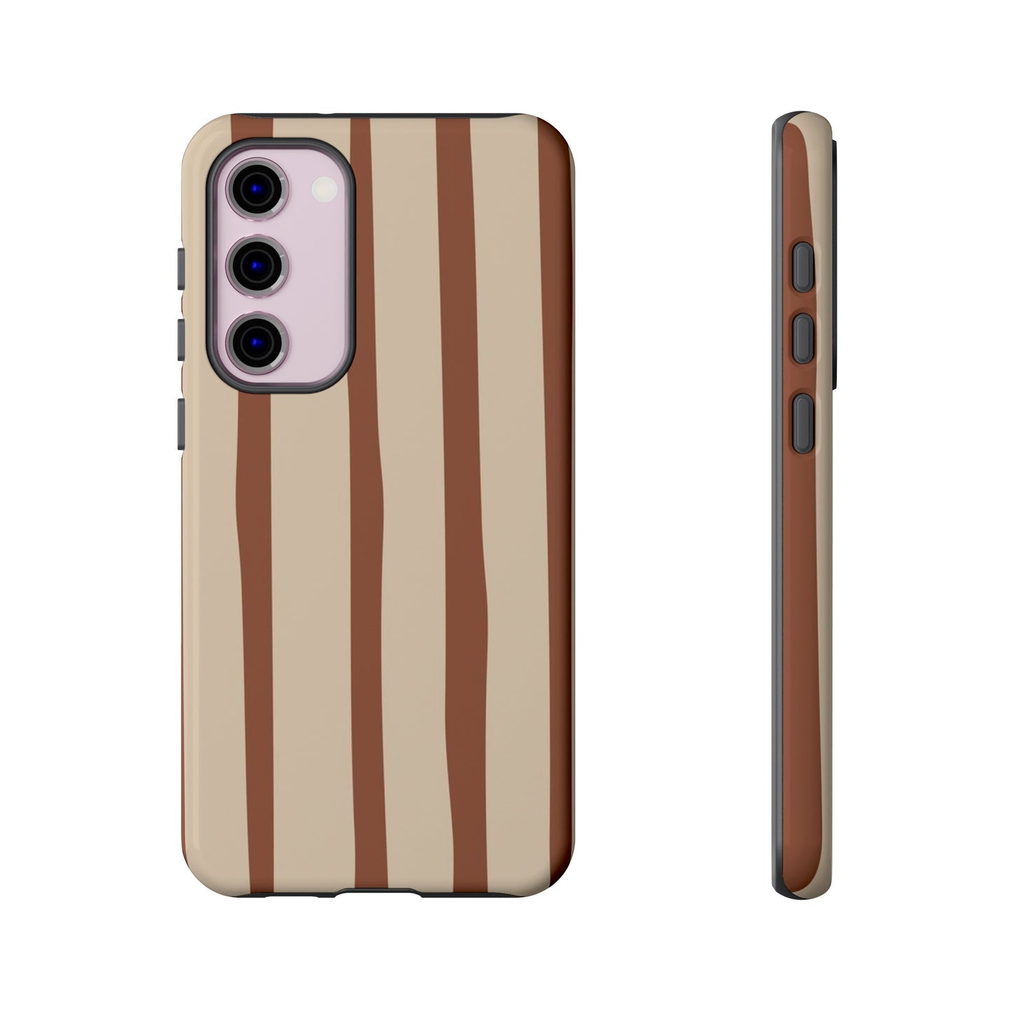 Mocha Stripe Tough Cases