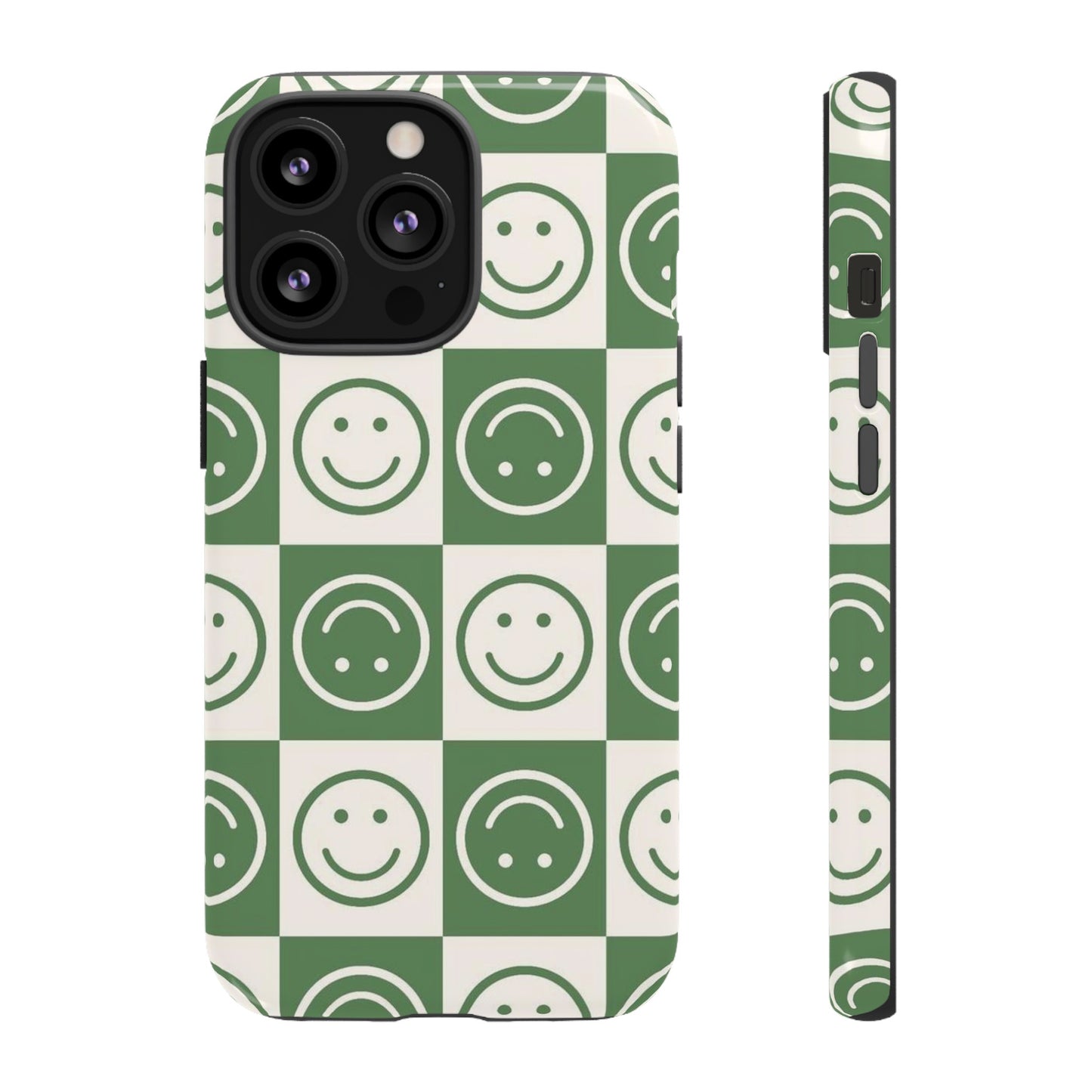 Green Smiley Tough Cases