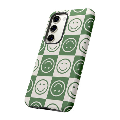 Green Smiley Tough Cases